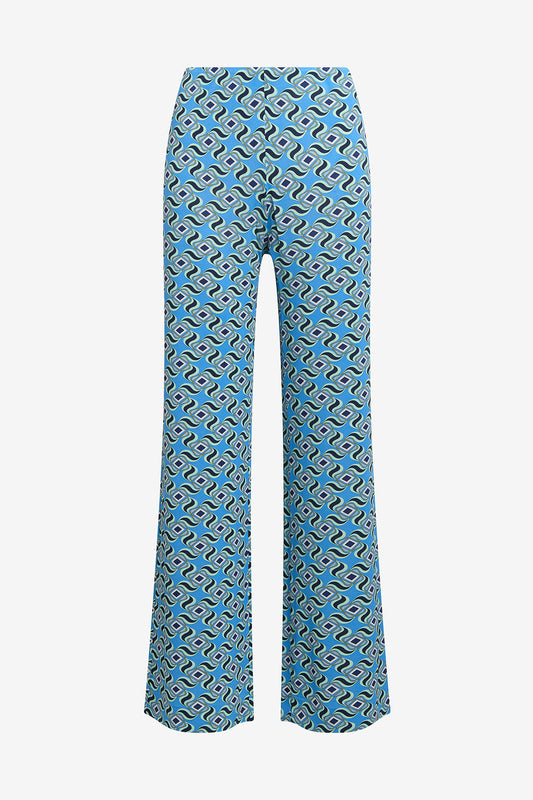 Pantalone Swirl Print Jersey